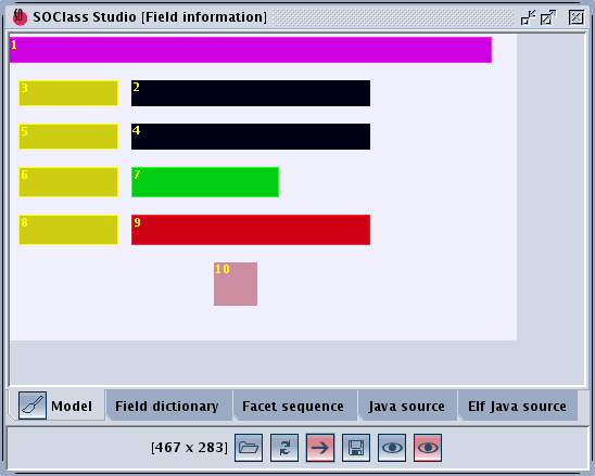 Visual Page editor interface