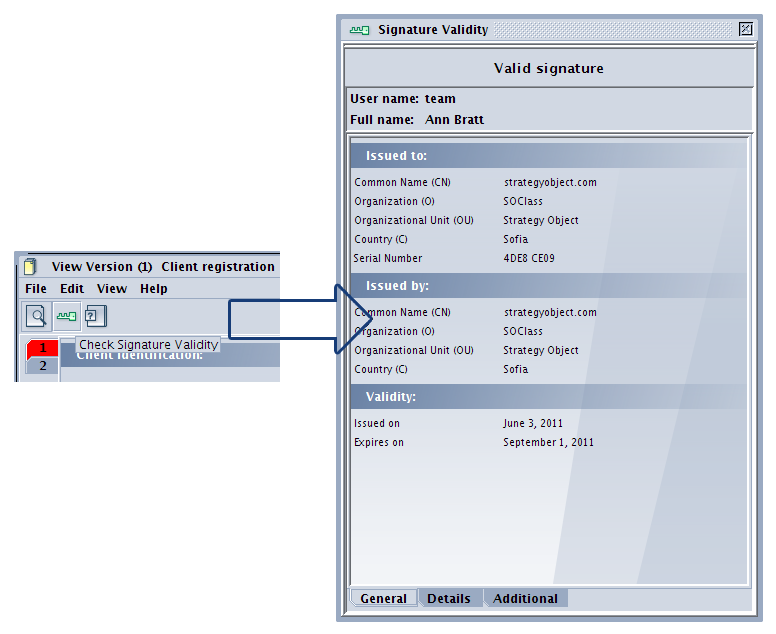 Check Digital Signature