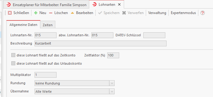 Kurzarbeit In Topkontor Zeiterfassung Einrichten