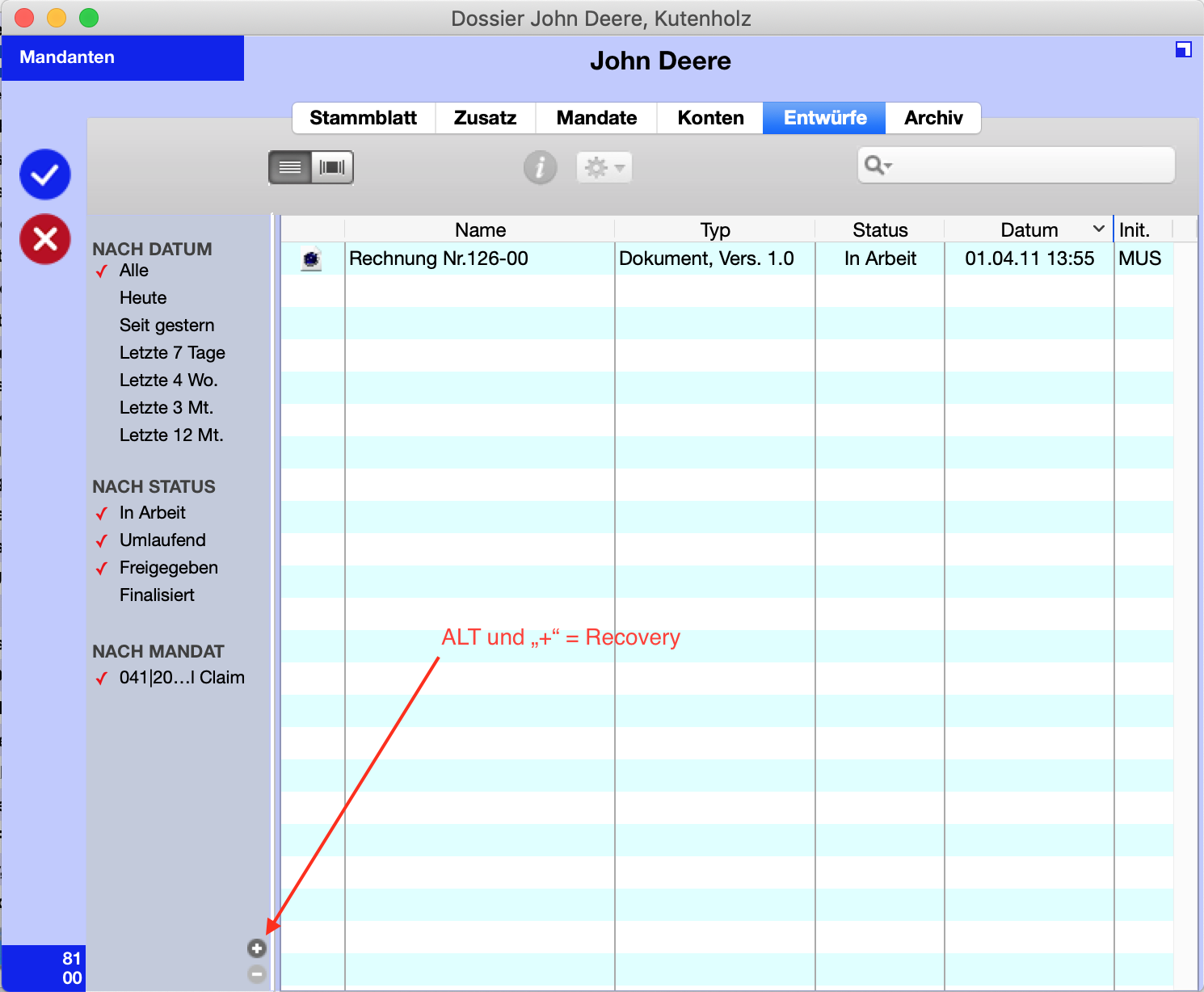 restore draft