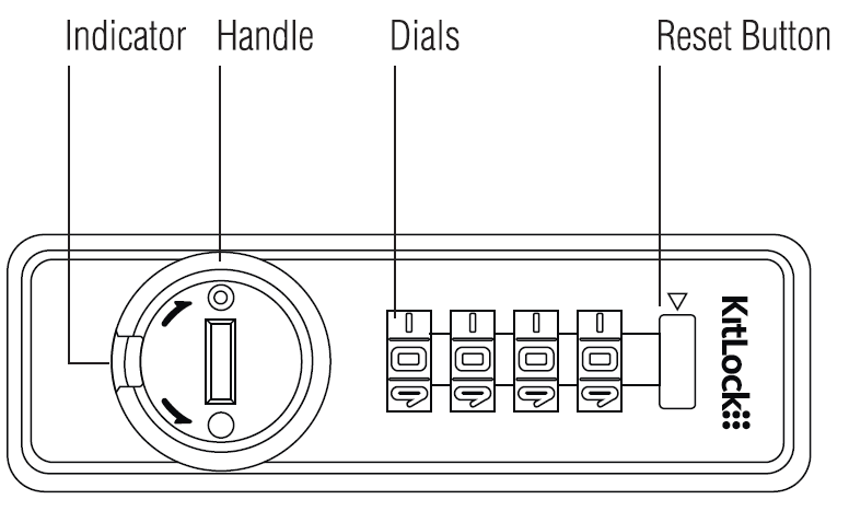 KL15 KitLock Mechanical Combination Lock