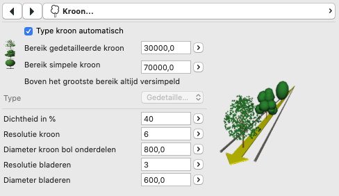 optimaliseren boom in 3D