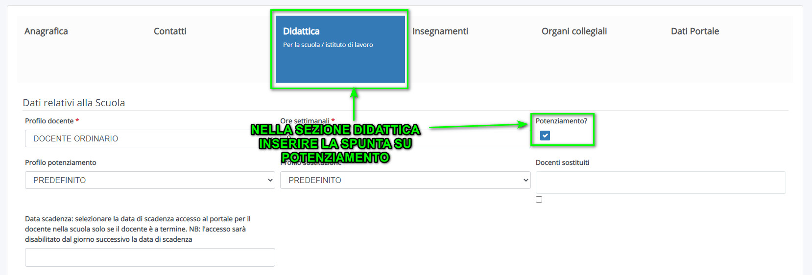 Registro Elettronico - Modalità accessi Area Docente