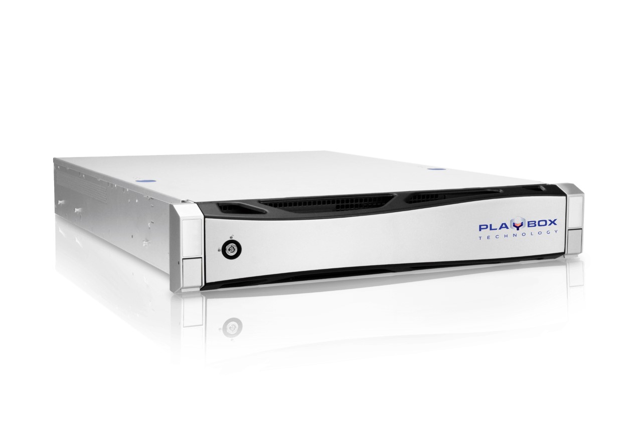 PlayBox Technology TV Channel in a Box server, integrated playout, MCR