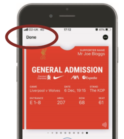 NFC Mobile Ticket Access for iPhone