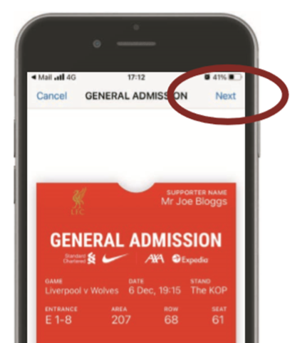 NFC Mobile Ticket Access for iPhone