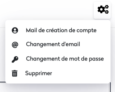 Mes collaborateurs - actions spéciales - menu