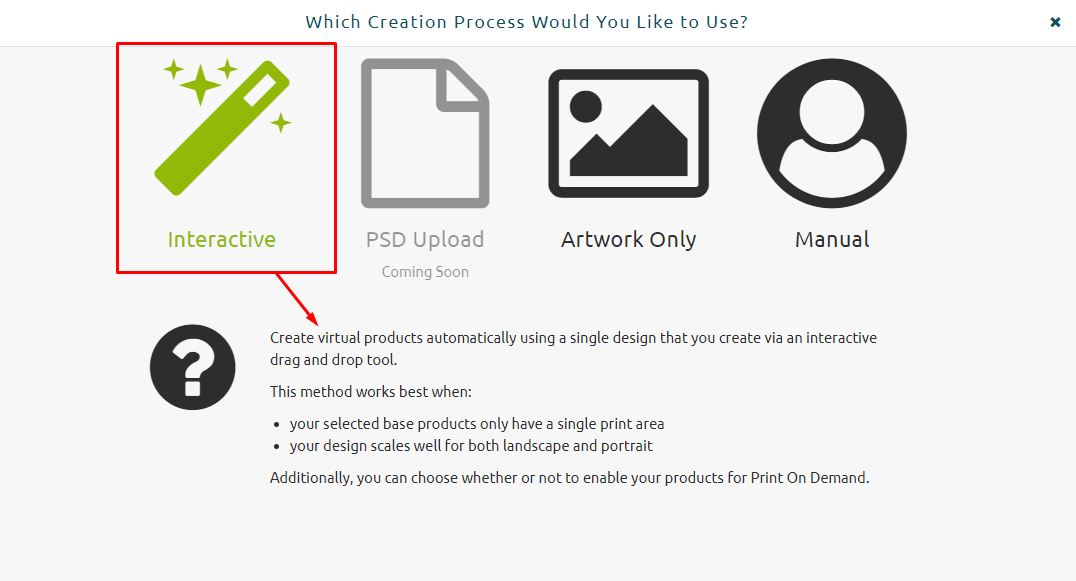 Create Your First Virtual Products Interactive