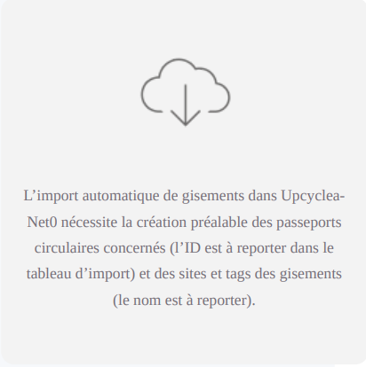 Automatic cloud import icon