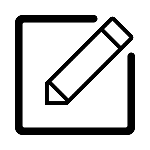 create, edit, ios, new, note, pencil, web icon