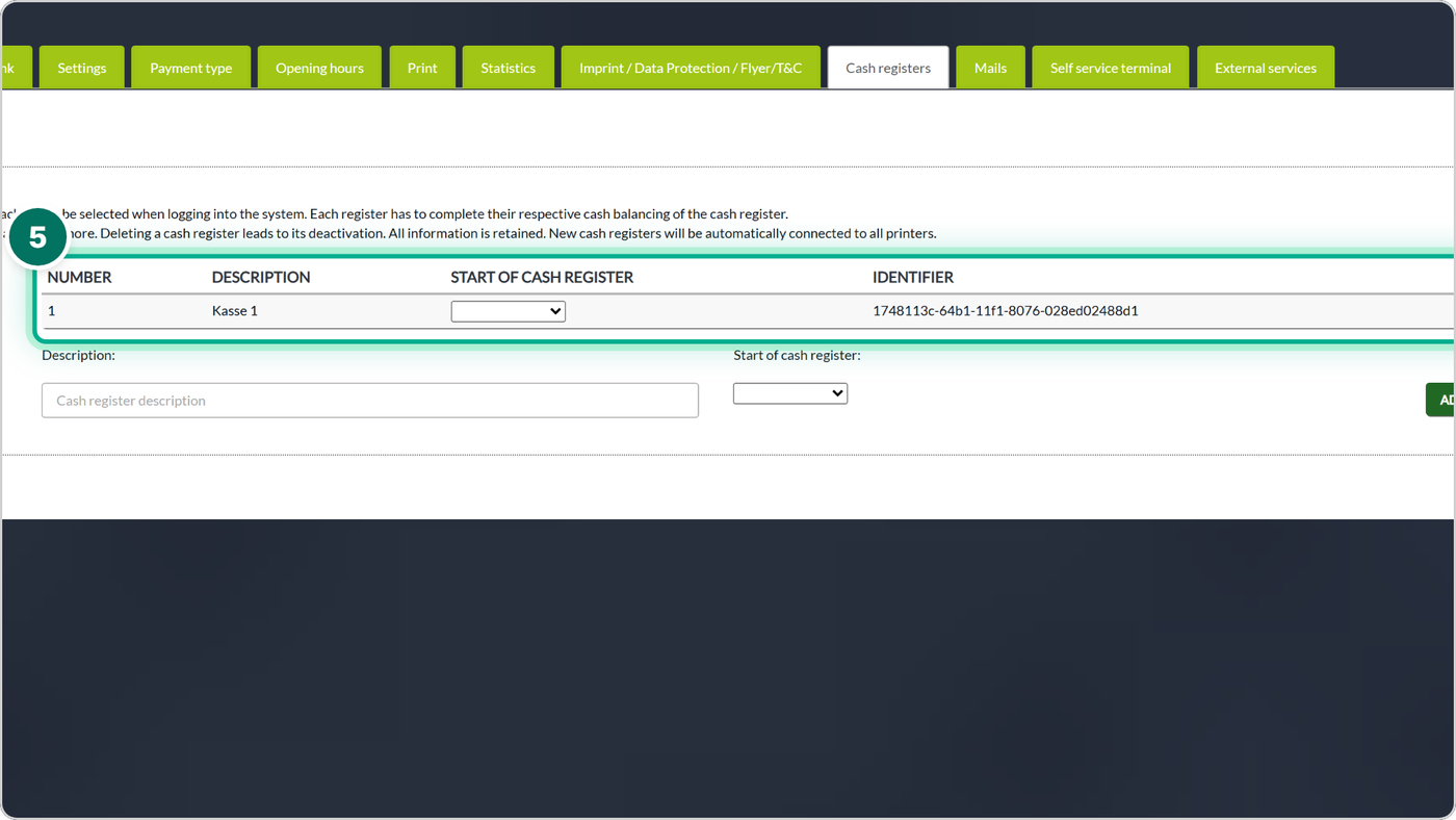 Check whether a suitable till already exists.